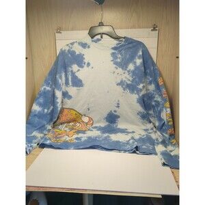 Adult Disney Tie Dye Welcome To Wonderland Alice Cheshire Mushroom Shirt Sz S